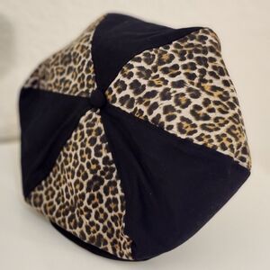 6 panel Shelby Cap Leopard Black